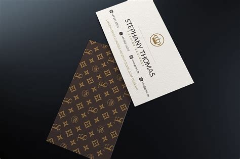 business card louis vuitton